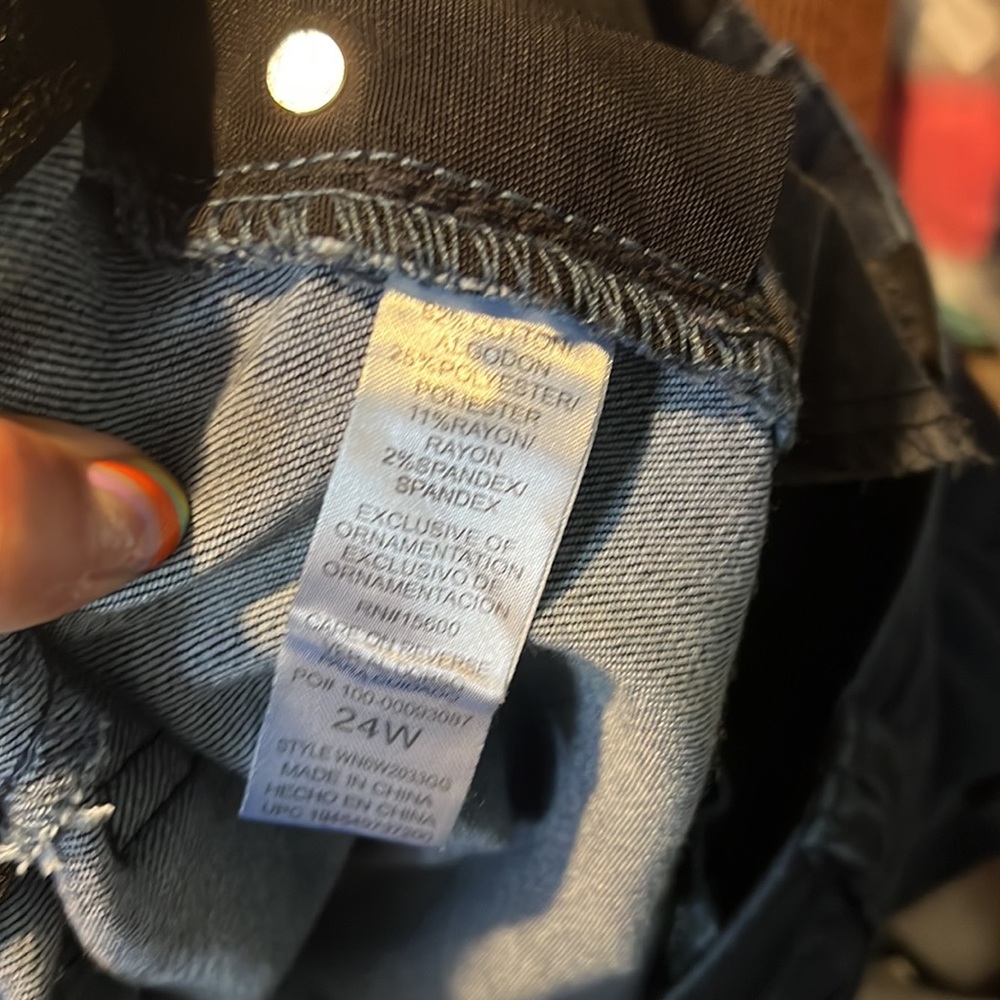 🛑 1 hour sale. NWT. Democracy, Anthropologie “ab solution” Indigo blue jeans - Picture 9 of 13